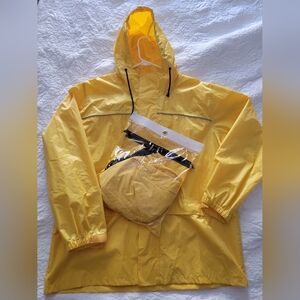 CE Schmidt Workwear Yellow Raincoat and Pants, Size M